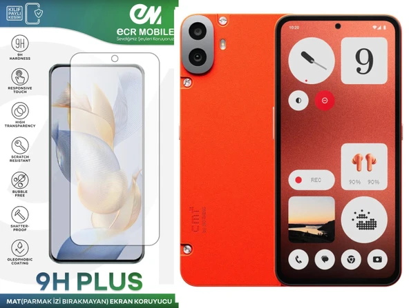CMF Phone 1 Ekran Koruyucu MAT Parmak İzi Bırakmayan Uyumlu Esnek Nano Kırılmayan ürün görseli 1