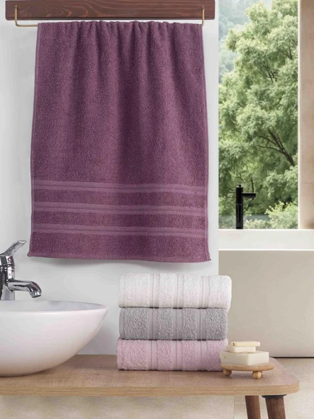 Havlu Takımı 4 lü Yüksek Emici Gala 50x90 cm ürün görseli 1