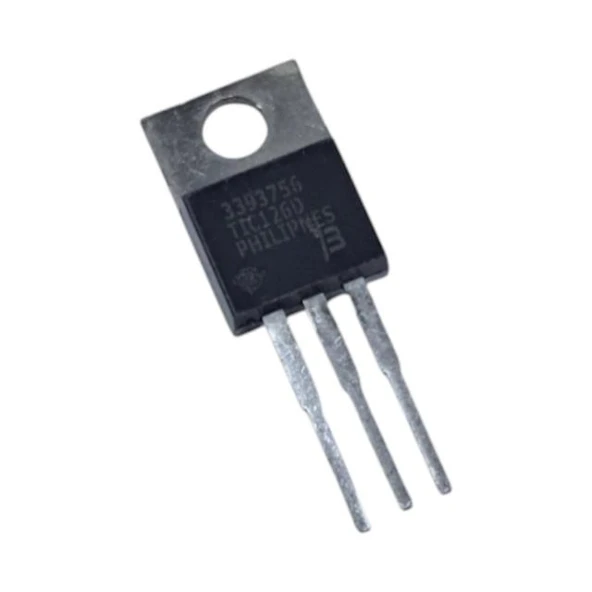 TIC 126D TO-220 Tristör Transistör - Resim 2