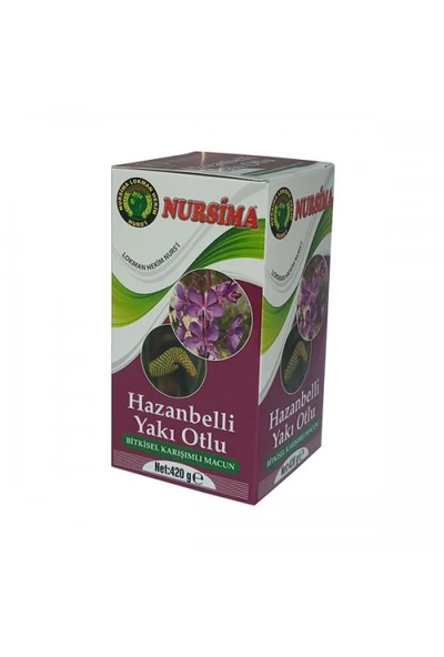 Nursima Hazanbelli Yakı Otlu Bitkisel Karışımlı Macun 420Gr ürün görseli 1