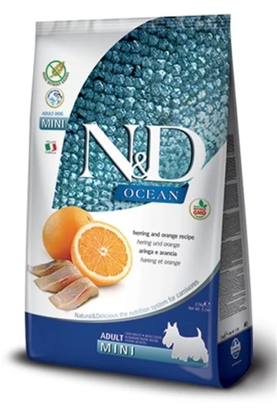 ND Ocean Balıklı Küçük Irk Tahılsız Yetişkin Köpek Maması 7 Kg ürün görseli 1