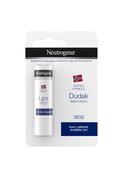 Neutrogena Spf 20 Güneş Koruma Faktörlü Dudak Bakım Kremi 4,8 G ürün görseli 1