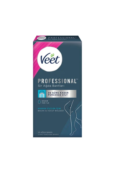 Veet Professıonal Ağda Bantları Hassas Ciltle.12li ( 1 Adet ) ürün görseli 1