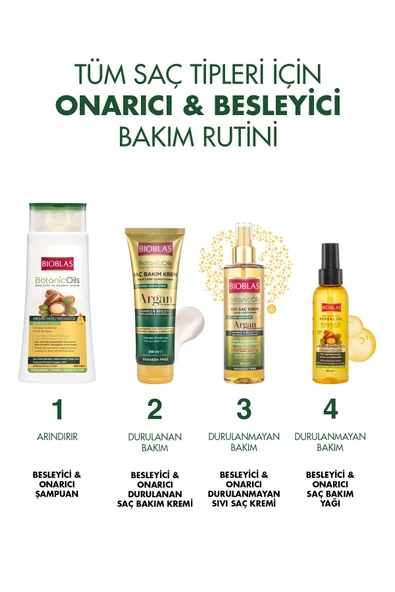 Bioblas Botanic Oils Argan Şampuan 360 ml - Resim 3