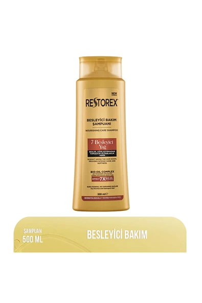 Restorex Bakım Şampuanı 7 Besleyici Yağ 500 ml ürün görseli 1