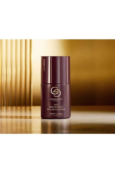 Oriflame Giordani Gold Man Anti-perspirant Roll-on Deodorant 50ml Parfumerie ürün görseli 1