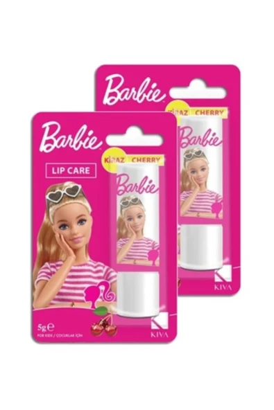 Kiva Barbie Kiraz Aromalı Dudak Koruyucu Lipcare 5 Gr (2 Adet) ürün görseli 1