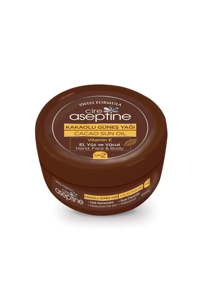 CIRE ASEPTINE Kakaolu Güneş Yağı 100 ml ürün görseli 1
