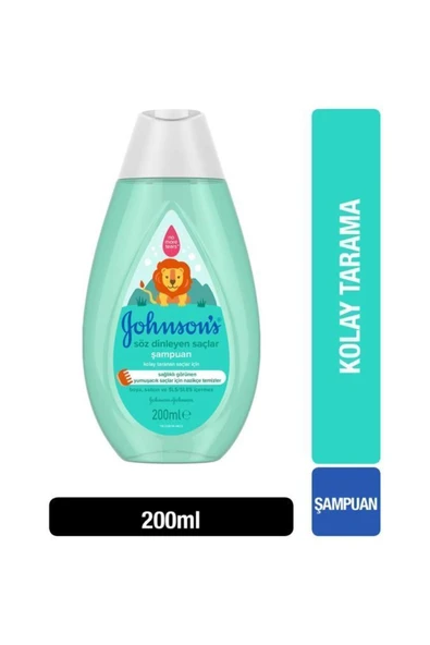 Johnson's Söz Dinleyen Saçlar Serisi Kremli Bebek Şampuanı 200 ml ürün görseli 1