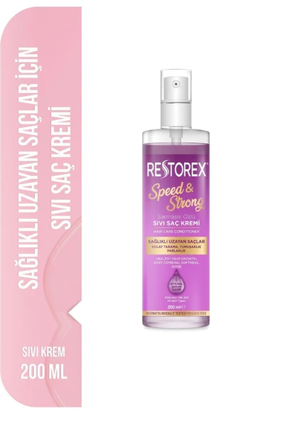 Restorex Sağlıklı Uzama Etkili Işıltılı Bakım Sıvı Saç Kremi 200 Ml ürün görseli 1