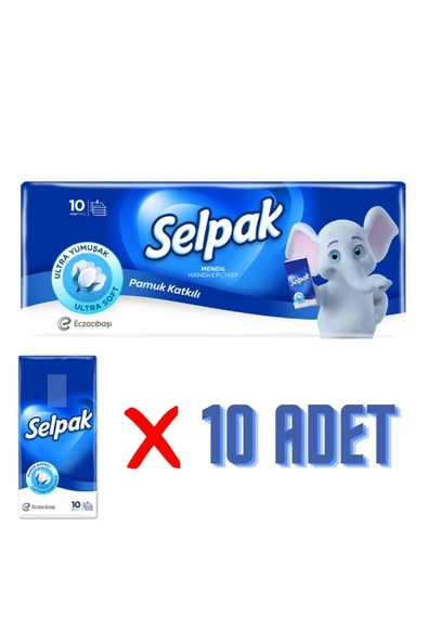 Selpak 10 Lu Cep Mendili ürün görseli 1