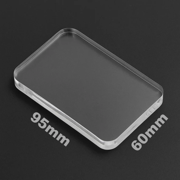 Mühür/Damga Bloğu, Şeffaf (60mmx95mm) ürün görseli 1