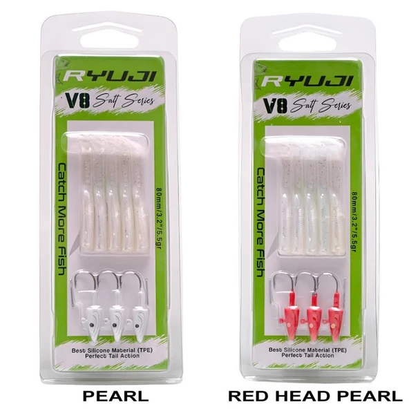 Ryuji V8 8cm 5.5gr Silikon Yem - Resim 4