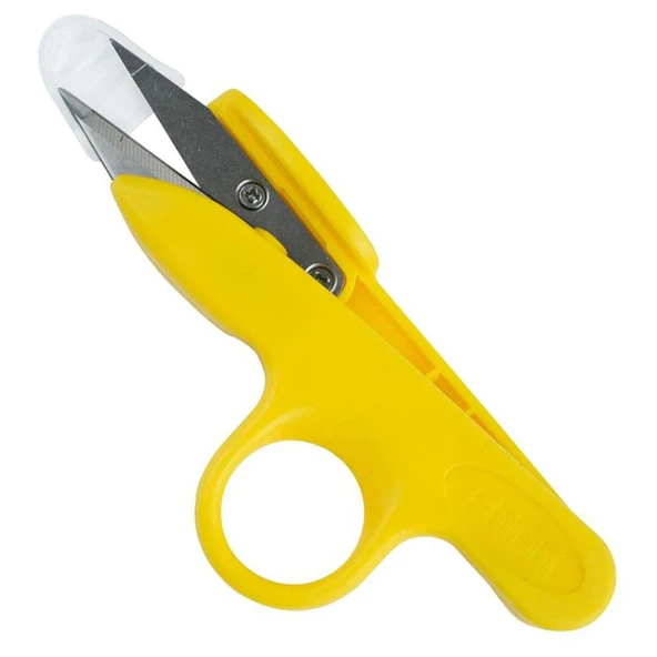 Chichi Tc-801 Plastik Yaylı İplik Temizleme Makası Sarı ürün görseli 1