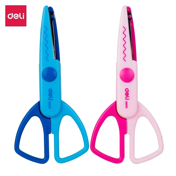 DELİ D60000 NEON CRAFT ÇOCUK MAKASI 14cm ürün görseli 1