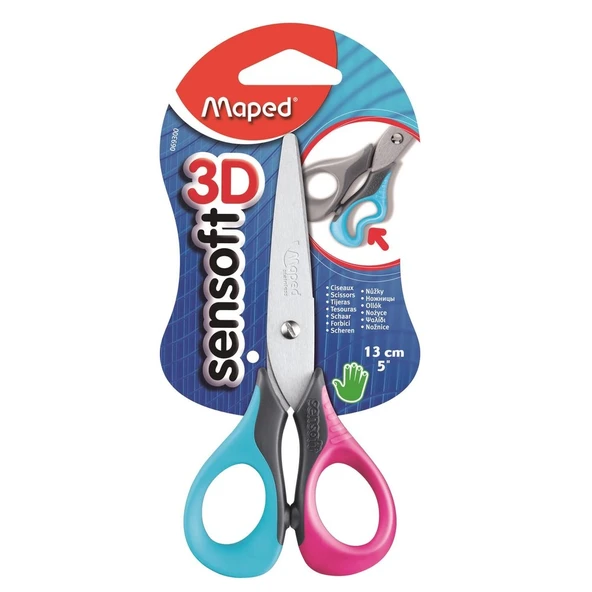 Maped Sensoft Makas 13 cm 069300 - Resim 3