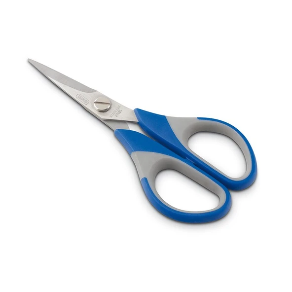 Mas 1214 Force Kauçuk Saplı Kağıt Makası (14 cm) ürün görseli 1