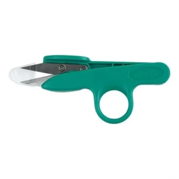 Chichi Tc-801 Plastik Yaylı İplik Temizleme Makası Yeşil ürün görseli 1