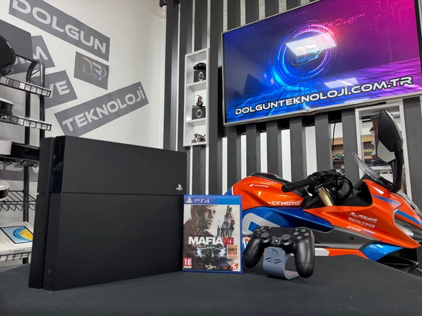 PlayStation 4 Fat 500GB Tek Kol + Mafia 3 Oyun CD’si (İKİNCİ EL) ürün görseli 1
