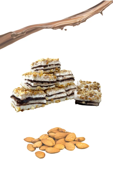 Bademli Çikolatalı Baklava Lokum - Resim 2