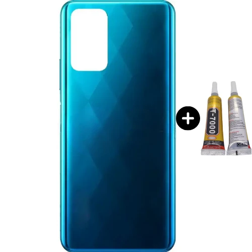 İnfinix Note 8İ Uyumlu Arka Kapak Koyu Mavi + B7000 ürün görseli 1