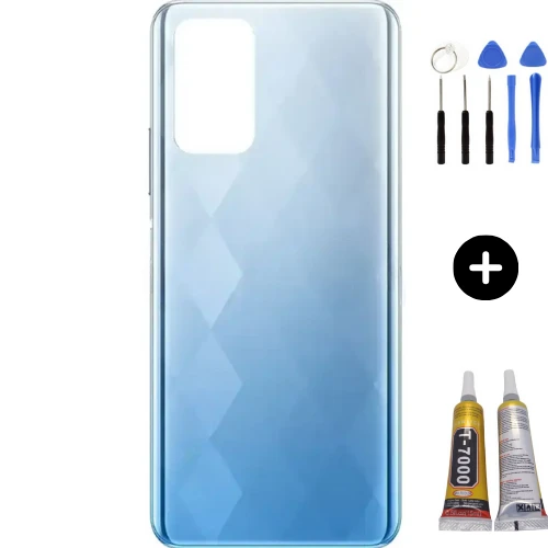 İnfinix Note 8İ Uyumlu Arka Kapak Mavi + Montaj Seti ürün görseli 1