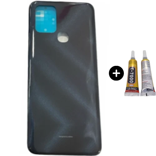 İnfinix Hot 10 Uyumlu Arka Kapak Siyah + B7000 ürün görseli 1