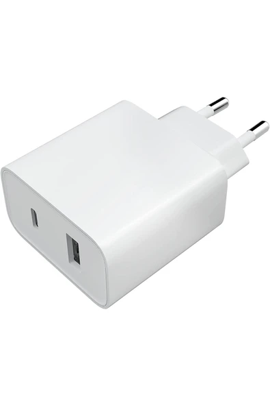 Xiaomi Mi Uyumlu Usb Type-c Girişli 33w Şarj Cihazı, Şarj Adaptörü, Beyaz ( Türkiye Garantili) ürün görseli 1