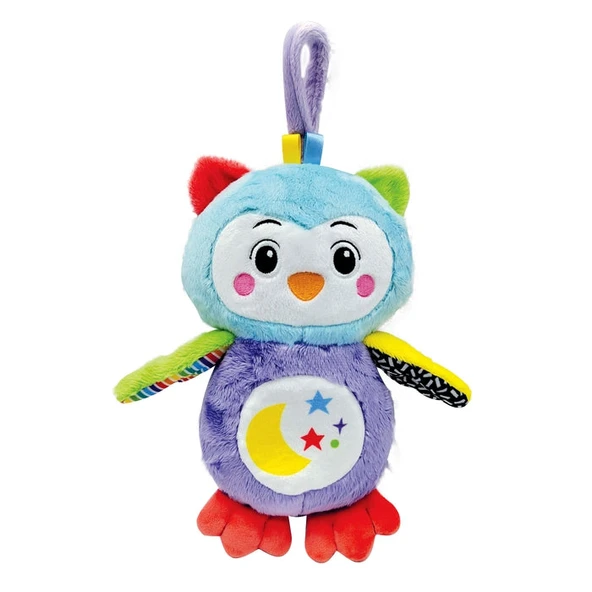 Baby Clementoni Işıklı Müzikli Peluş Baykuş Goodnight Owl ürün görseli 1