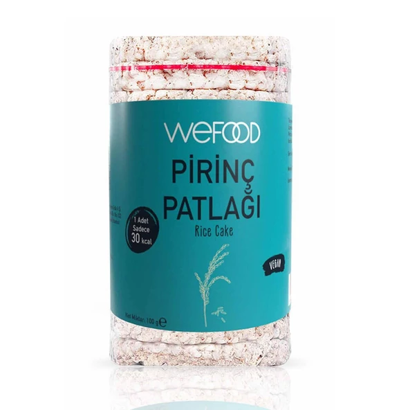 Wefood Glutensiz Pirinç Patlağı 100gr ürün görseli 1