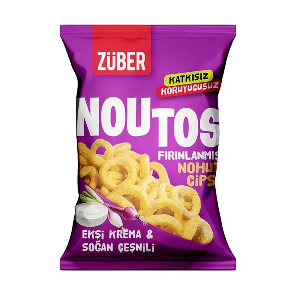 Züber Glutensiz Noutos Nohut Cipsi - Soğan Çeşnili 55gr ürün görseli 1