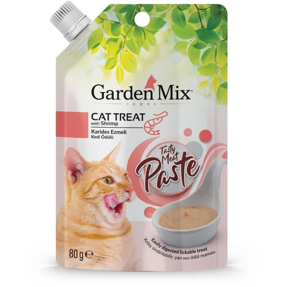 Gardenmix Tavuk Ve Karides Ezmeli Kedi Ödülü 80gr Skt: 12/2027 ürün görseli 1