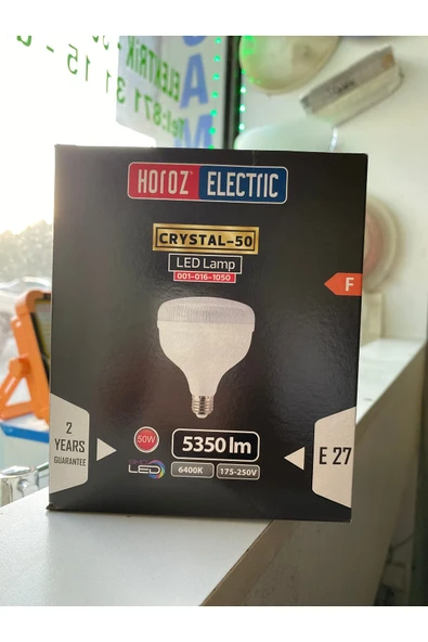 Horoz Crystal-50 Led Ampul 50w Beyaz Işık E27 Duy ürün görseli 1