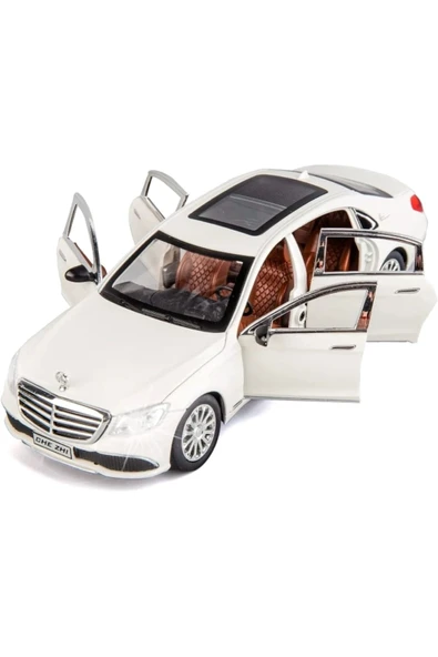 Mercedes-Benz Araba Mercedes E300L Araba 1:24 Diecast Metal Model Koleksiyon Araba Sesli Işıklı 21Cm ürün görseli 1
