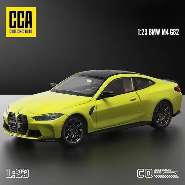 1:23 M4 G82 M4 Supercar alaşım Diecasts ses ve ışık Yeşil ürün görseli 1