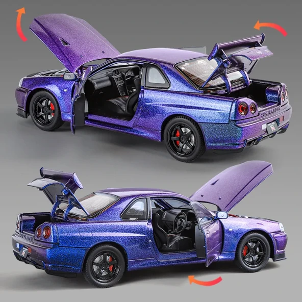 Skyline 1:24 Ölçekli Model Araba | Hayallerinizdeki Arabayı Küçültün! ürün görseli 1