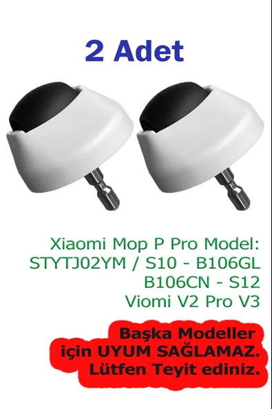 Viomi V2 Pro için 2 Adet Uyumlu Ön Tekerlek ürün görseli 1