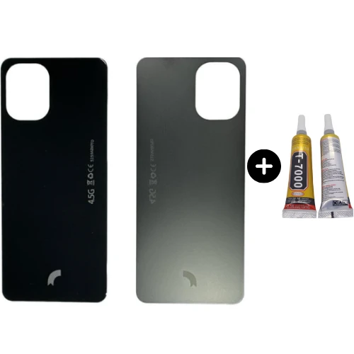 Reeder S19 Max Pro Uyumlu Arka Pil Kapağı Siyah + B7000 ürün görseli 1
