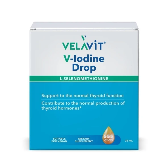Velavit V-lodine Drop İyot ve Selenyum İçeren Takviye Edici Gıda 25 ml ürün görseli 1