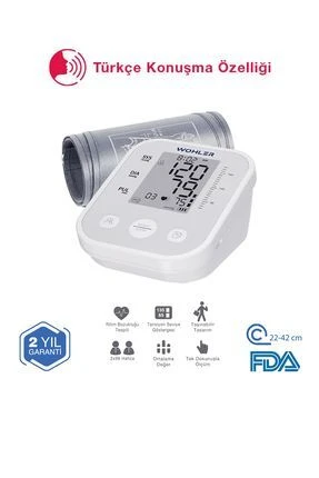 Medikaltec Konuşan Üst Koldan Ölçer Dijital Tansiyon Aleti , Nabız Ölçer, Usb Girişli , 99 Ölçüm Hafıza Çantalı ürün görseli 1