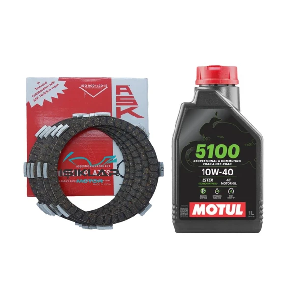 Honda Titan 125 Debriyaj Balata Bakım Set Motul 5100 IM017 ürün görseli 1