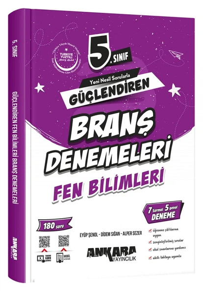 Ankara 2026 5. Sınıf Fen Bilimleri Branş Denemesi Güncel Müfredat ürün görseli 1