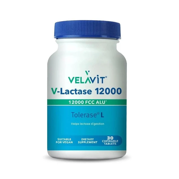 Velavit V Lactase 12000 30 Tablet ürün görseli 1