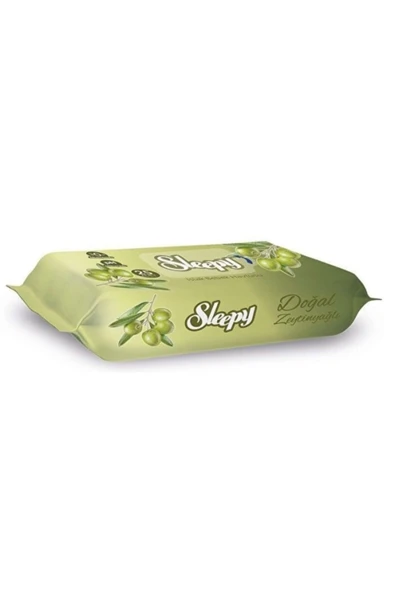 Sleepy Zeytinyağlı Islak Havlu Mendil 25 Yaprak ürün görseli 1