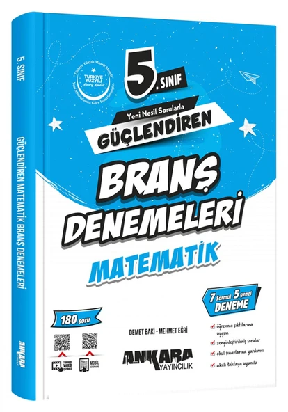 Ankara 2026 5. Sınıf Matematik Branş Denemesi Güncel Müfredat ürün görseli 1