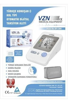 Medikaltec 1334 Kol Tipi Koldan Ölçer Otomatik Dijital Tansiyon Aleti 5 Yıl Garantili ürün görseli 1