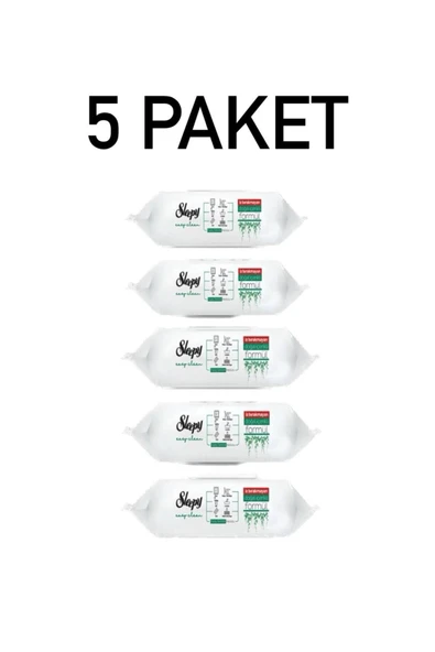 Sleepy Yüzey Temizlik Mendili Havlusu 100' Lü 5 PAKET 500 YAPRAK ürün görseli 1