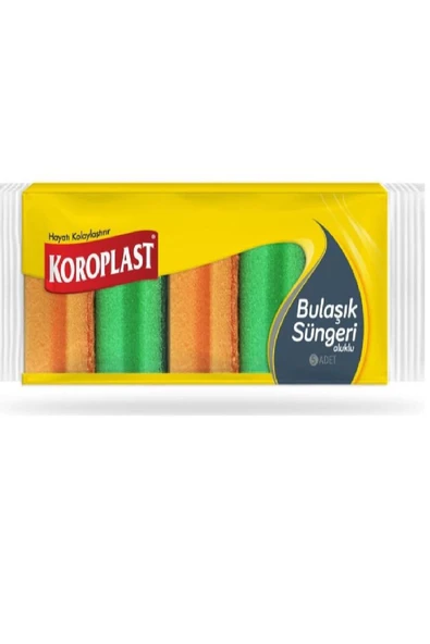 Koroplast Düz Bulaşık Süngeri 5 Adet ürün görseli 1