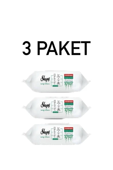 Sleepy Yüzey Temizlik Mendili Havlusu 3x100 (300 YAPRAK) ürün görseli 1