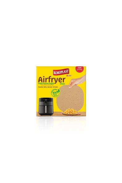 Koroplast Airfryer Doğal Pişirme Kağıdı (XXL Uyumlu) ürün görseli 1